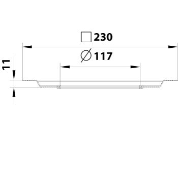 cross-sectionBlücher Compact membraanflens 620.300.025